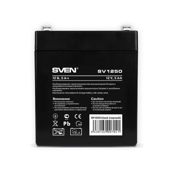 Аккумуляторная батарея для ИБП SVEN SV-1250 UPS battery 12V/5AH