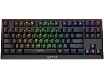 Marvo Keyboard Mechanical KG953 Wireless & Blutooth Wireless & Wired Tri-modes TKL RGB 