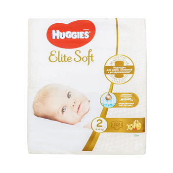 cumpără Huggies Scutece Elite Soft 2, 4-7 kg, 82 buc. în Chișinău 