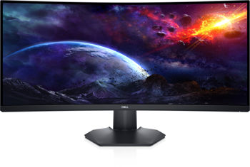 купить 34" DELL S3422DWG, Black, Curved-VA,3440x1440, 144Hz, FreeSync, 1msMPRT, 400cd, HDR400, HDMI+DP+USB в Кишинёве 