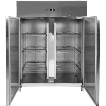 купить Холодильник из нержавеющей стали, 2 двери, температура -18°-22° C, 780 Вт, 1300 л, 1480x830x2010 мм в Кишинёве 