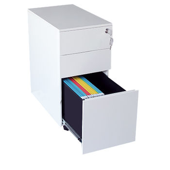 купить Металлический шкаф для хранения документов с 3 ящиками, 600x520x390 мм в Кишинёве 