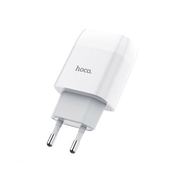 Зарядное устройство Hoco C73A Glorious dual port charger(EU) 2.4A, 2xUSB, white 712912