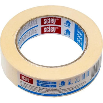 Banda adeziva din hartie Seria-564 Scley. 30 mm x 50 m. 