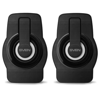 Speakers SVEN "255" Black, 4w, USB power, Dynamic RGB lighting 