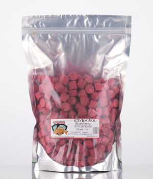 Pellets prafuitor capsuna 16mm 1kg TRAFEI 