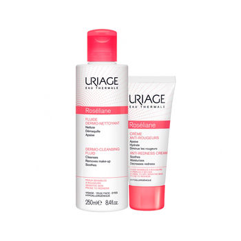 cumpără Uriage Set Roseliane Anti-roseata Crema, 40ml + Emulsie p/u curatare, 100ml (65149734) în Chișinău 