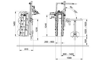 cumpără Mașină de tăiat lăstarii cu cuţite rotative CFCU/500 - Orizzonti în Chișinău 