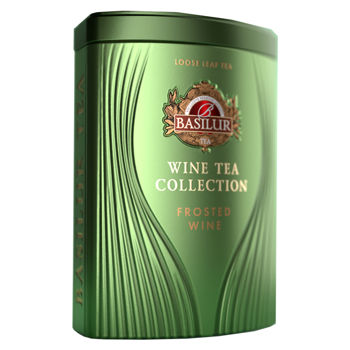 Basilur Wine Tea FROSTED WINE, Зеленый чай 75г 