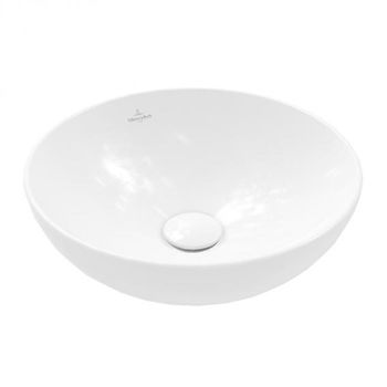 Villeroy&Boch Loop & Friends Lavoar cu montare pe blat 380 x 380 mm Stone White 