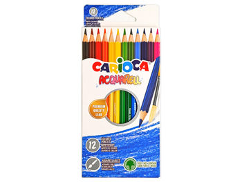 Набор карандашей цветных Carioca Acquarell 12шт 