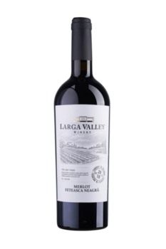 Vin Merlot şi Feteasca Neagră Larga Valley,  0.75 L 