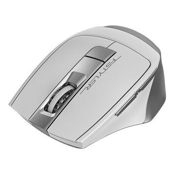 Wireless Mouse A4Tech FB35, Optical, 1000-2000 dpi, 6 buttons, Ergonomic, 1xAA, BT+2.4Ghz, White,USB 