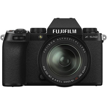 Fujifilm X-S10 black XC15-45mm kit, Mirrorless Digital Camera Fujifilm X System 16670106 (Aparat fotografic)