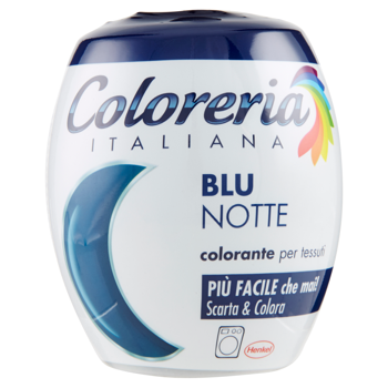 Vopsea Coloreria Italiana Blu Note pentru materiale textile, culoare Albastru inchis, 350 g 