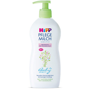 Lapte pentru îngrijirea pielii sensibile Hipp Baby Sanft, 300ml 