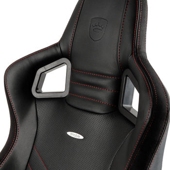 Gaming Chair Noble Epic NBL-PU-RED-002 Black/Red, User max load up to 120kg / height 165-180cm 