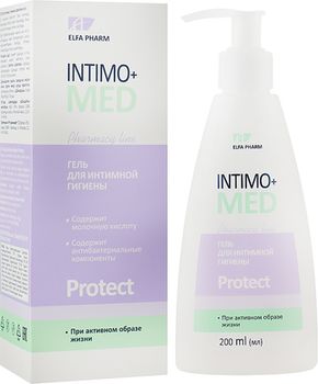 💚 Гель для интимной гигиены Protect "Intimo+med" 200 мл. 