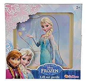 cumpără Eichhorn Puzzle-lemn "Frozen" 4 asort. 8 el. 20x20 cm. 3370 în Chișinău 