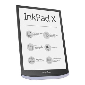 PocketBook InkPad X, Metallic Grey, 10" E InkCarta Mobius (1404x1872) 