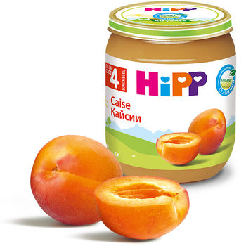 купить Пюре Hipp из абрикосов (4+ мес.), 125 г в Кишинёве 