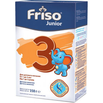 Молочная смесь Friso 3 Junior (1-3 года), 350г 