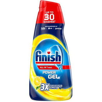 Gel detergent p. masina de spălat vase Finish All in One MAX limon, 30 spalări, 600 ml 
