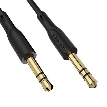 Кабель Borofone BL1 Audiolink AUX (1м) [Black] 