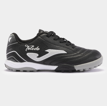 Ghete de fotbal JOMA - TOLEDO JR 2401 BLACK WHITE TURF 