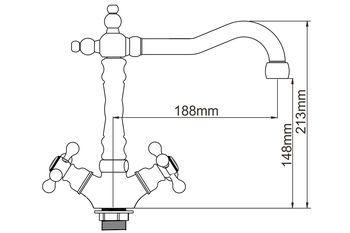 купить Смесители для кухни LM4019C в Кишинёве 