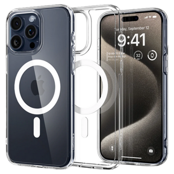 Spigen iPhone 15 Pro Max, Ultra Hybrid Mag Magsafe, White 