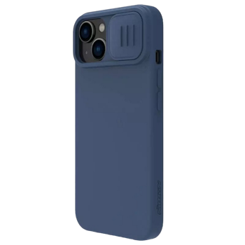 Nillkin Apple iPhone 15 Plus, CamShield Silky Silicone Case, Midnight Blue 