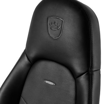 Gaming Chair Noble Icon NBL-ICN-PU-BLA Black/Black, User max load up to 150kg / height 165-190cm 