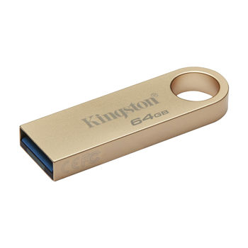 64GB Kingston DataTraveler SE9 G3 Gold USB3.0, Metal casing, DTSE9G3/64GB, Compact and lightweight (Read up to 220 MByte/s, Write up to 100 MByte/s) (memorie portabila Flash USB/внешний накопитель флеш память USB)