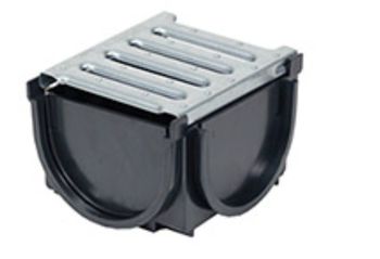 купить Комплект для решетки H50 100/30 BLACK: адаптер dn110 + заглушки А15 Muflesystem в Кишинёве 