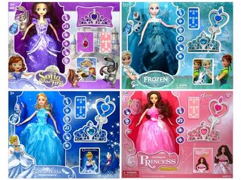 Набор кукла "Frozen/Princess" с аксессуарами 43X36X15.5cm 