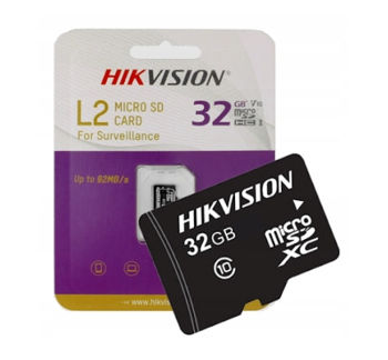 Hikvision карта памяти, MicroSDHC 32Gb, HS-TF-L2/32G 