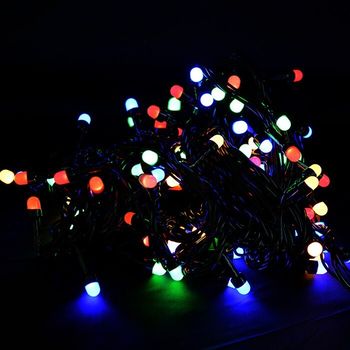 Ghirlanda bec mat multicolor 100LED 9.5M 