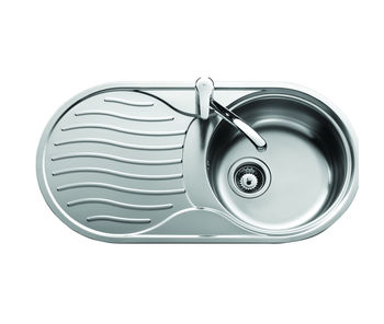 cumpără Chiuveta de bucatarie inox 0,8 mm (decor) 44/79 cm dreapta 4479 R în Chișinău 