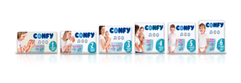 Подгузники детские Confy Premium ECO №6 Extralarge, (16+ кг), 24 шт. 