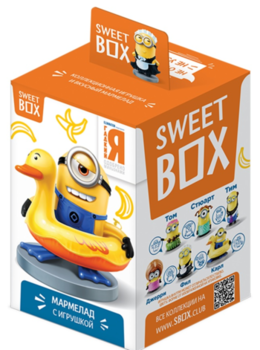 Мармелад с игрушкой SweetBox Миньоны, 10 г 