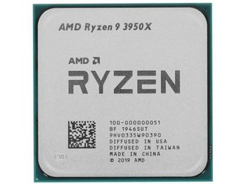 CPU AMD Ryzen 9 5950X  (3.4-4.9GHz, 16C/32T, L2 8MB, L3 64MB, 7nm, 105W), Socket AM4, Tray 