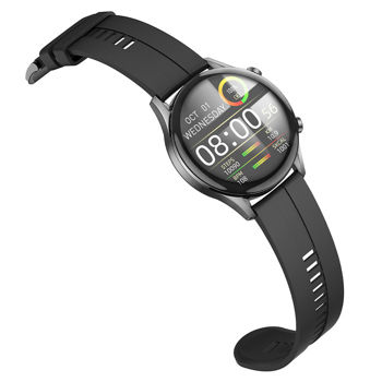 Hoco Y7 Smart Watch [Black] + Încărcător wireless inclus in cutie 
