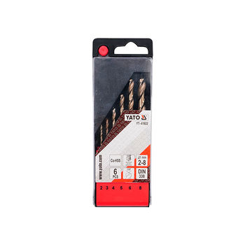 Set burghie pentru metal Yato YT-41602 2-8 mm 