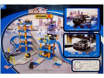 Parcare "Police" 1:64, 100pz multifunctionala 