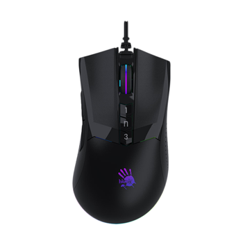 Gaming Mouse Bloody W90 Max, Optical, 100-10000 dpi, 8 buttons, RGB, Macro, Ergonomic, USB 
