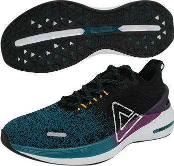 купить Кроссовки для бега PEAK RUNNING SHOES E14627H BLACK/CEREMIC GREEN в Кишинёве 