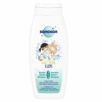 cumpără Sanosan Sensitive gel de duș și șampon pentru fete și băieți 250ml în Chișinău 