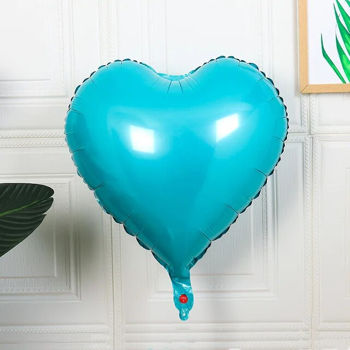 Balon în formă de inimă Blue 