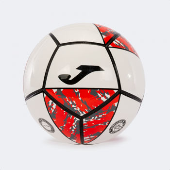 Мяч футбольный №4 Joma Challenge II 400851.206 white-red (6476) 